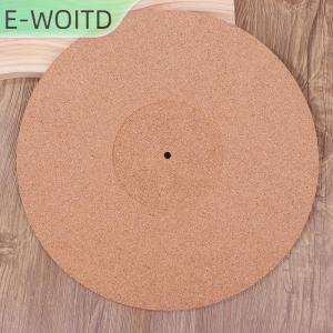 【E-WOITD】 แผ่นรองแผ่นเสียงนุ่มป้องกันไฟฟ้าสถิตย์แผ่นรองจานเสียงขนาดเส้นผ่าศูนย์กลาง300มม. อุปกรณ์เสริมสำหรับตัวควบคุมเสียงใหม่