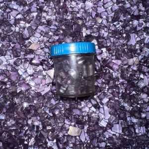 Crystal Chips Pecahan Batu Kristal Gelas Kaca AMETHYST PURPLE Warna Ungu Elegant Hiasan Resin Glass Shards Mica Stone Flakes