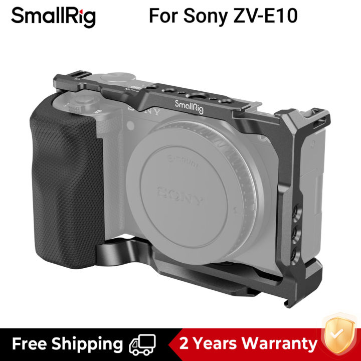 SmallRig 4778 L-Shape Mount Plate with Silicone Handle for Sony ZV-E10 II