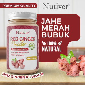 NUTIVER | RED GINGER | JAHE MERAH BUBUK | JAHE MERAH BUBUK MURNI 100% | JAHE | JAHE MERAH | BUMBU REMPAH JAHE | JAHE MERAH | BUMBU DAPUR | BUMBU MASAK