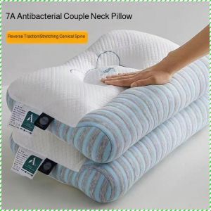 Pillows Antimicrobial Naturally Pulls Up the Cervical Spine Sleep Pillow High Elastic Fiber Filling
