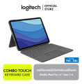 Logitech Combo Touch Keyboard Case with Trackpad for iPad เคสคีย์บอร์ดแบ็คไลท์พร้อมแทร็กแพดสำหรับ iPad ( Pro 11 Gen 1-4 , Pro 12 Gen 5-6 , Air Gen 4-5 ) แป้นพิมพ์สกรีน TH/EN. 