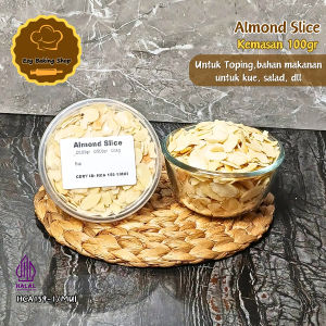 Kacang Almond Slice Mentah 100gr