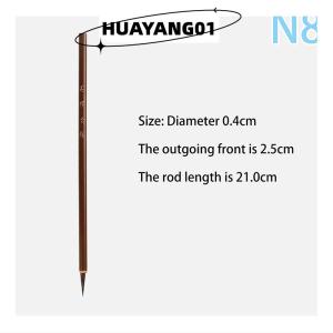HUAYANG01 [HOT FASHION] Nail Art Painting Wolves Hair Brush Pen Hook Line Paint Brush Chinese Calligraphy Brush Art Oil Drawing Watercolor Brush