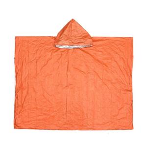 Khẩn cấp Mưa Poncho không thấm nước Áo Mưa dụng cụ cắm trại ngoài trời di động hai mặt kháng xé áo dụng cụ sinh tồn