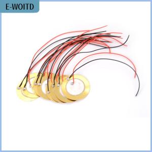 【E-WOITD】 10PCS 27mm Sounder Sensor Trigger Drum Disc + wire copper Piezo Elements