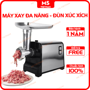 🔥 Máy Xay Thịt – Đùn Xúc Xích – Làm Thịt Viên – Xay Củ Quả Công Suất Lớn – BH12Th – MS Vietnam 🔥 MGL