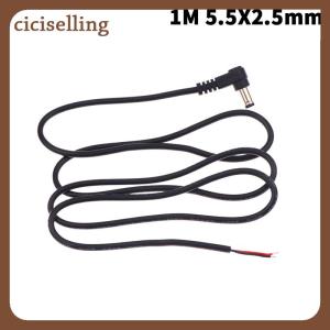 [ciciselling] 5.5x2.1mm 2.5mm góc bên phải DC Cáp điện DC nam cắm kết nối điện cắm nối mở rộng dòng
