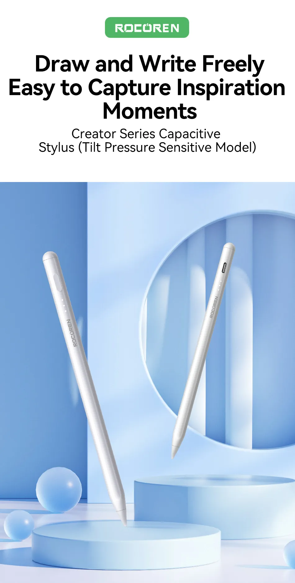 Stylet iPad Pro – Précision et Performance pour Artistes et Professionnels ✍️📱