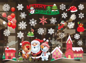 Decal trang trí Noel Hít Tĩnh Điện - Noel vui nhộn đặc sắc ( nhiều mẫu )