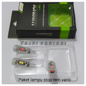 LUMINOS PAKET T10 GS1 LAMPU STOP REM STROBO MOTOR VARIO 125 DAN 150 T10 GS1 SUPER TERANG