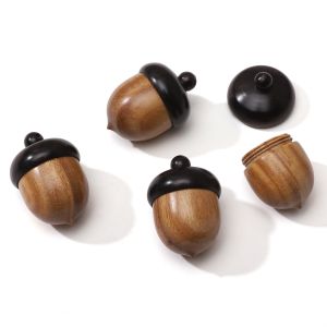 21x31mm 1 cái/túi gỗ đàn hương Pinecone Mặt dây chuyền cho vòng tay thủ công Vòng cổ bông tai Keychain Tự Làm Thủ Công Phụ kiện làm đồ trang sức