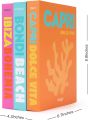 TwoDays Preppy Room Decor Aesthetic, Decorative Books, Coffee Table Books Decor, Faux for Decoration, Bookshelf Fake Stuff, Things. (Set of 3). 