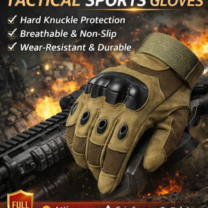 Tactical Gloves Outdoor Work Gloves Shockproof Mens Heavy Duty Safety Gloves Durable Protective