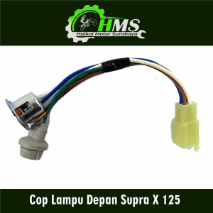COP LAMPU DEPAN SUPRA X 125 - PITINGAN FITTING SOKET DOP DEPAN HONDA SUPRA X 125 KARBU