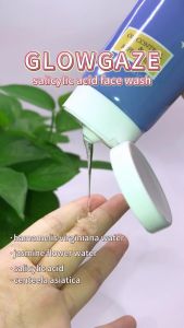 GLOWGAZE ANTI-ACNE 3PCS Set SalicylicAcid Facial Cleanser+Hydrating Essence+Deep Pores Cleansing100g