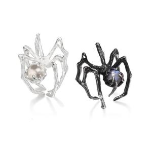 Set of 2 Unique Adjustable Rings Wedding Rings Spiders Shaped Dating Rings Open Rings Finger Rings Gift for Women