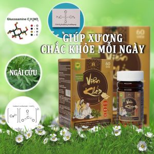 Viên uống bổ khớp Viên Khớp hỗ trợ cải thiện chức năng và ngăn ngừa thoái hóa khớp (Lọ 60 viên) - Eva Maria Shop