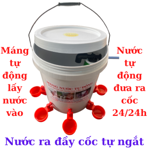 MÁNG UỐNG NƯỚC TỰ ĐỘNG CHO GÀVỊT LOẠI MỚI HIỆU QUẢ NHẤT.