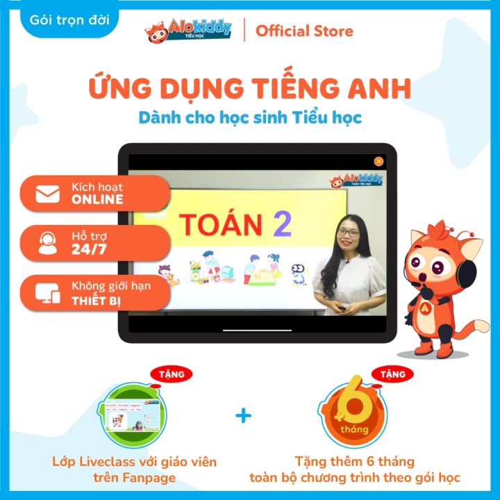 [Trọn đời] ALOKIDDY TIỂU HỌC - Ứng dụng học Toán - Tiếng Việt - Tiếng ...