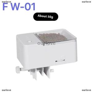 [COD] ourlove LED Aquarium Digital Fish Tank 500ml Intelligent Digital Automatic Fish Feeder With Timer Pet Feeding Fish Food Dispenser Food