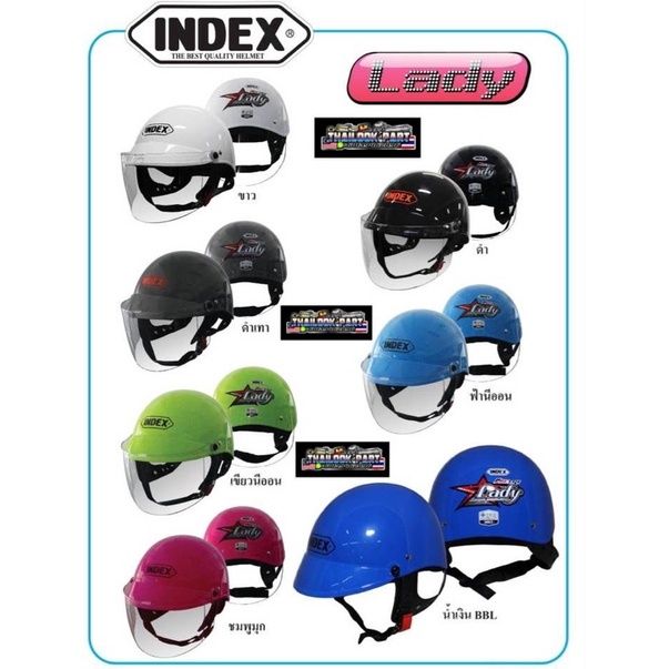 index helmet lazada | DOT APPROVED The standard 3.54 x 1.38 clear visor viewing area ensures a clean HELMET INDEX LADY ORIGINAL