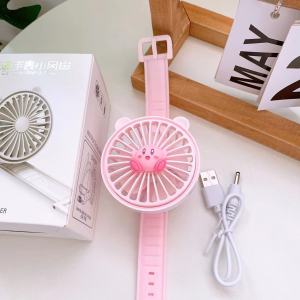 USB MINI FAN KIPAS ANGIN MINI PORTABEL MODEL JAM TANGAN CINNAMOROLL KUROMI MELODY POMPOMPURIN LOTSO HELLO KITTY MSS