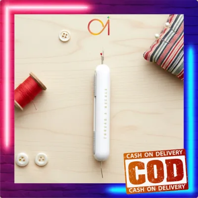 AI-C1533 Alat Bantu Pasang Benang Jarum Jahit Serbaguna Needle Threader / Pemasang Benang 2in1