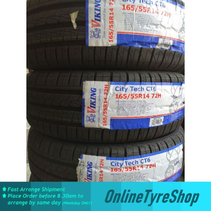 165/55/14 Viking CT6 Tyre Continental Tayar 165/55R14 Tyre