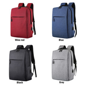 Men Shoulder Backpack Travel Bagpack 15.6 Inch Laptop Backpack with USB Port Business Oxford College Computer Bag Travel School beg galas lelaki