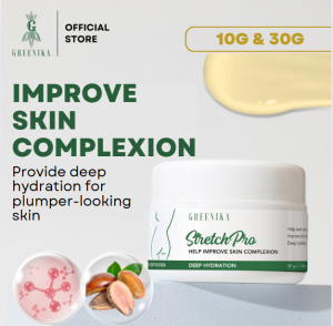 [ STRETCH MARK REMOVER ] Greenika Stretchpro Stretch Mark Cream Intese Hydration for Post Pregnancy and Aging for Stretch mark Fine Lines Wrinkles Uneven Skin Tone for Plumper Looking Skin
