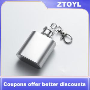 【ZTOYL】 1 4 5 6 7 8oz Portable Mini Stainless Steel Liquor Hip Flask For Alcohol Bottle Travel Whiskey Bottle Mug Flask