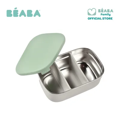 Beaba Lunch Box Stainless Steel + Silicone Lid