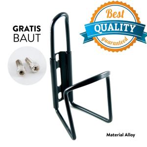 Holder Tempat Botol Minum Sepeda Alloy Bottle Cage GRATIS Baut Merk UNITED