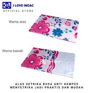 Alas setrika busa anti panas & kempes 100x60x5 cm tatakan gosokan baju portabel busa setrika