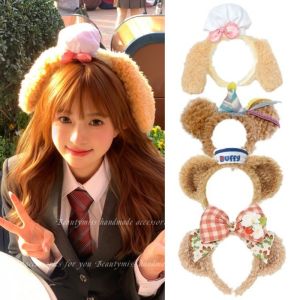 Kawaii Series Plush Headband Cute Cartoon Plush Bear Ear Headband Hair Accessories Gift