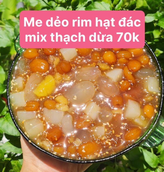 Me dẻo rim hạt đác mix thạch dừa món ngon độc quyền nhà em TẶNG KÈM ĐẬU ...