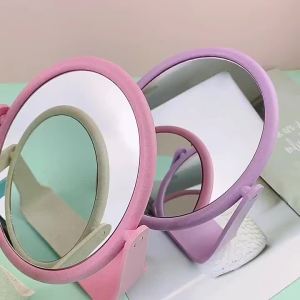 Gương để bàn lúa mạch trang điểm xoay 360 độ bền chắc xinh xắn