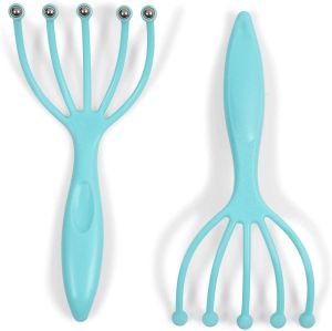 Scalp Massagers Handheld Neck Massagers Scalp Massagers For Muscle Relief Multifunctional Head Massage Roller Leg Massager Roller Cellulite Loss Massager Muscle Pain Migraine Relief
