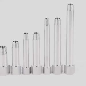 Hanson8 2PCS 304 Stainless Steel JTWS Cooling Water Connector Pipes Mold Extended Water Nozzles H8M4T