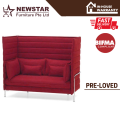 Vitra Alcove 2-Seater Highback Sofa, Comfortable Sofa, Reception Sofa, Comfy Sofa, Office Cubicle Sofa, Office Furniture - NewStar Furniture. 