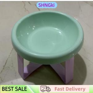 SHNGki New Spine Protection Pet Bowl High Feet Neck Protection Cat Bowl With Stand Pet Food Bowl Pet Supplies