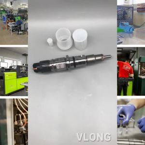6PCS High Quality Truck Diesel Part Sprayer Fuel Injector Common Rail Fuel Inyector For Cummins ISL8.9 ISC8.3 4994541 0445120199