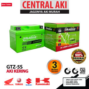 Aki Vario 110 Karbu ALKALINE GTZ5S SUPER Accu Kering