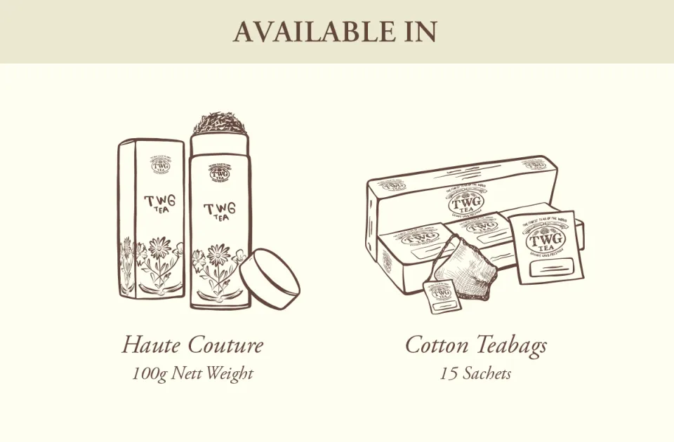 TWG Tea | 1837 Black Tea, Black Tea Blend in 15 Hand Sewn Cotton