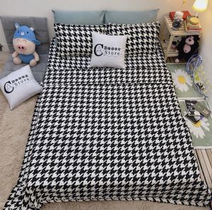 Bộ Chăn Ga Gối Cotton Poly Huyền Đen Chất Liệu Thoáng Mát Kích Cỡ Đa Dạng By. C.A Decor Store