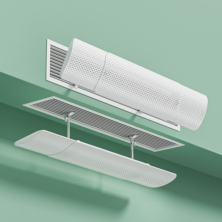 【SKIT SG】Adjustable Central Aircon Wind Deflector for Grid/Horizontal ...