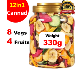 【Flash Sale 】New Dried mixed fruits and veggies fruit vegetable chips mix fruits and vegetables chips dry vegetable chips dried vegetables snacks Diet Cereal Fast Weight Loss