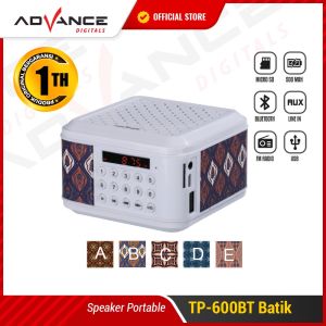Advance Speaker Bluetooth Multimedia Portable - TP600BT Batik - GRATIS ONGKIR Jabodetabek