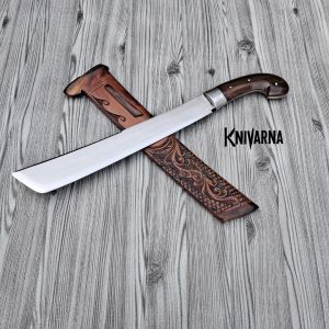 Pisau Tebas Kopak Rawing Elegan Estetik – Sarung di Ukir Artistik